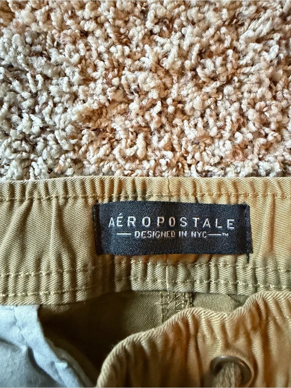 Small Men’s jogger 2p bundle Green and khaki Cargo Jogger Pants Drawstring